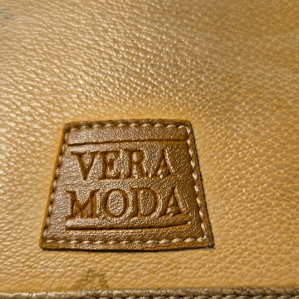 Vera Moda - Leaf Patterned Tan Backpack - image 2